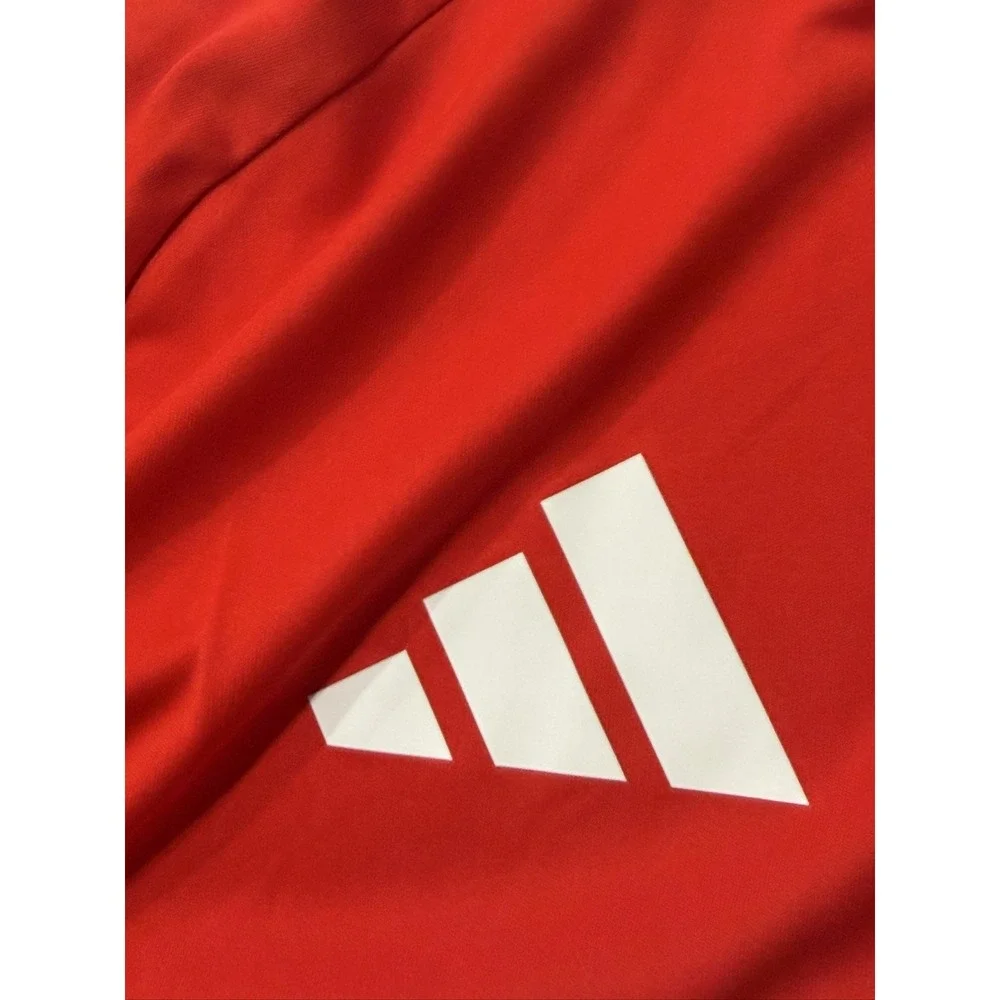adidas Chile National Team Soccer Jersey Mens L Red Slim Fit KB3427 NEW